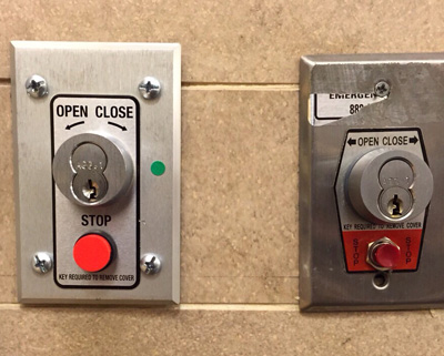 Automated gate key switch Washington